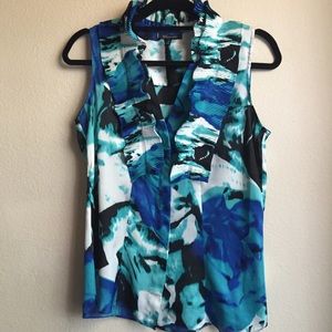 ANNE KLEIN WOMEN’S BUTTON DOWN TOP